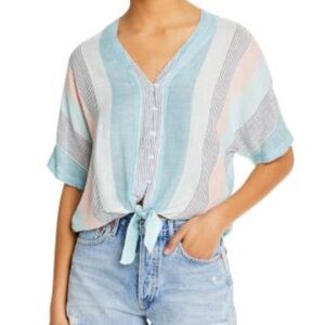 Rails Pastel Striped Shirt